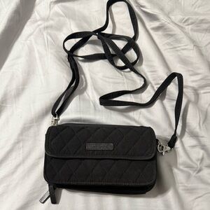 Vera Bradley Black Quilted Crossbody Bag